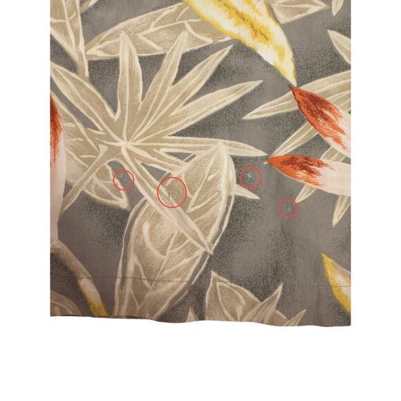 Tommy Bahama Mens Large Tropical Hawaiian Camp Shirt Double Chest Pockets - Picture 7 of 10